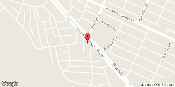 موقعیت تراشکاری و جوشکاری استاد پرویز روی نقشه