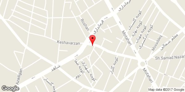 موقعیت خدمات کامپیوتری جنتی روی نقشه