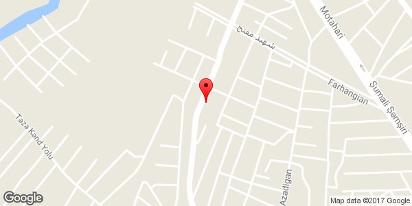 موقعیت سوپر مارکت روی نقشه