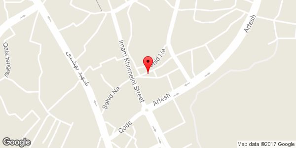 موقعیت سفره خانه سنتی تاج محل روی نقشه