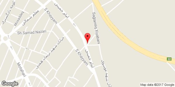 موقعیت سوپر مارکت باغ سیب روی نقشه