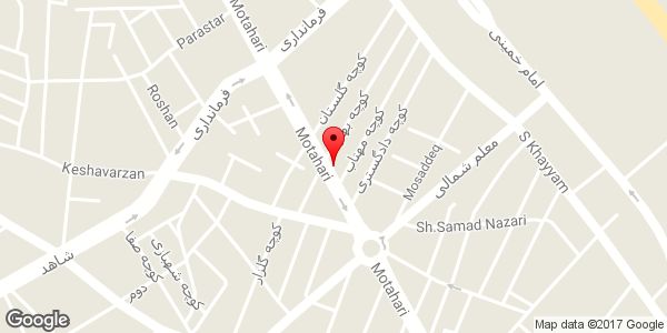 موقعیت بازرگانی عمران گستر روی نقشه