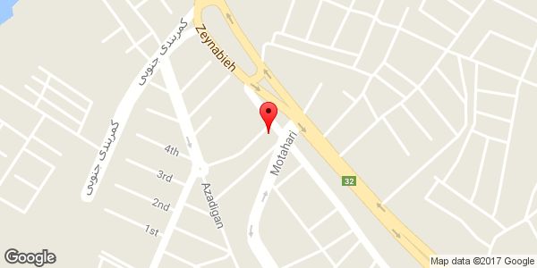 موقعیت کابینت اطلس روی نقشه