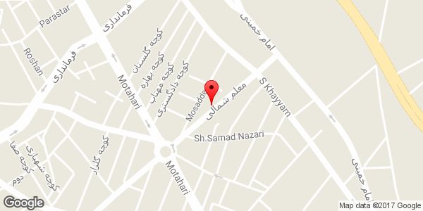 موقعیت مهدکودک فرشته ها روی نقشه