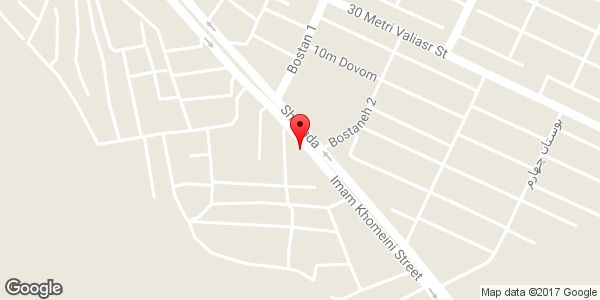 موقعیت لوازم یدکی تراکتور فرگوسن رومانی برزگری روی نقشه