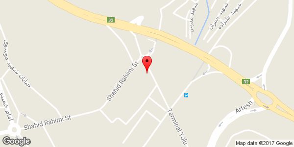 موقعیت ابزار آلات ساختمانی حبیبی روی نقشه