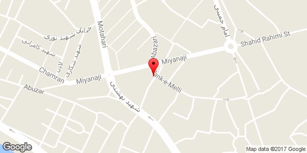 موقعیت شرکت تعاونی مصرف فرهنگیان میانه روی نقشه