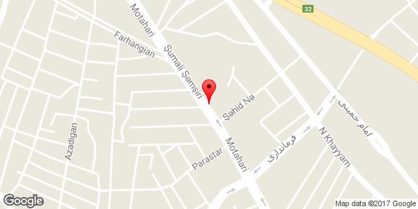 موقعیت پنچرگیری رادیال روی نقشه