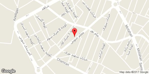 موقعیت سیستم آشپزخانه زمانی روی نقشه