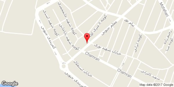 موقعیت رستوران وحید روی نقشه