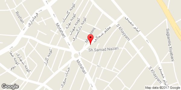 موقعیت کتابسرای صادقی روی نقشه