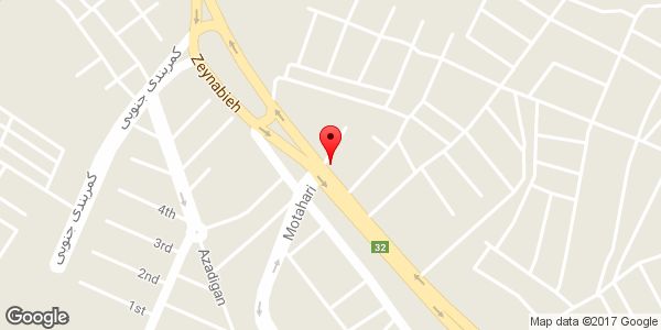 موقعیت جوشکاری و درب و پنجره سازی مهدی علیزاده روی نقشه