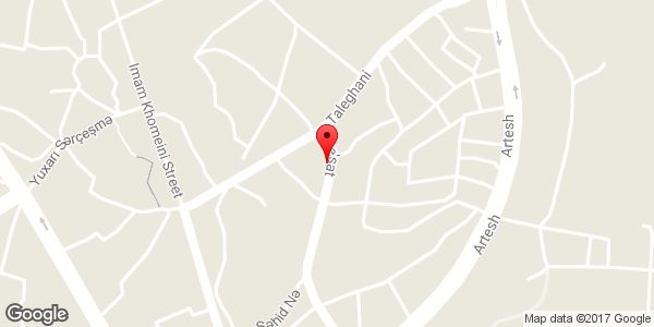 موقعیت تاکسی بعثت روی نقشه