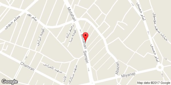 موقعیت درب اتوماتیک و کرکره برقی ویس روی نقشه