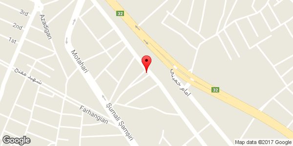 موقعیت نجاری روی نقشه