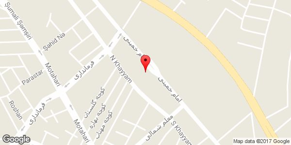 موقعیت کارگاه ماشین آلات روی نقشه