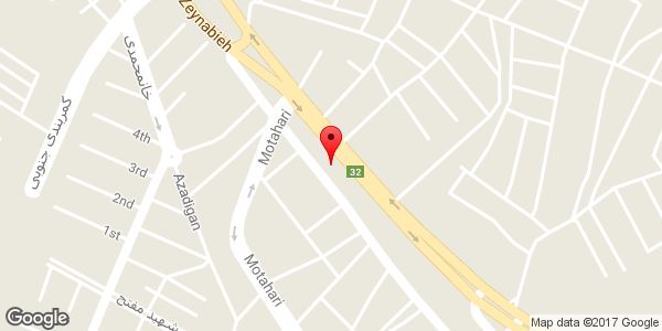 موقعیت تراشکاری موتوری جعفری روی نقشه