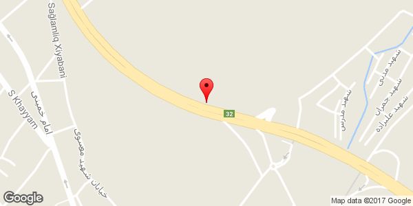 موقعیت تراشکاری فرید روی نقشه