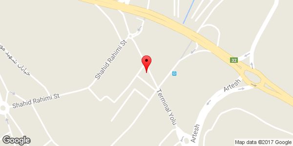 موقعیت سوپر مارکت روی نقشه