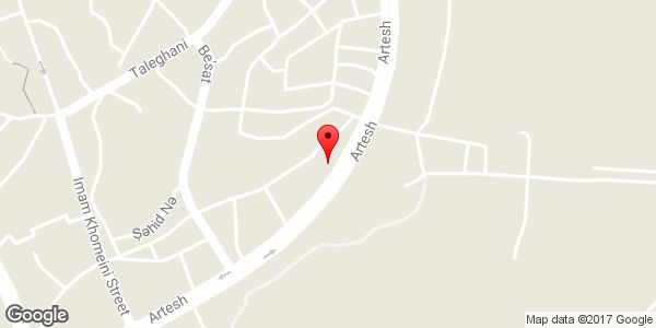 موقعیت باطری امینی روی نقشه