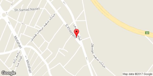 موقعیت فروشگاه کامپیوتری دنیز روی نقشه