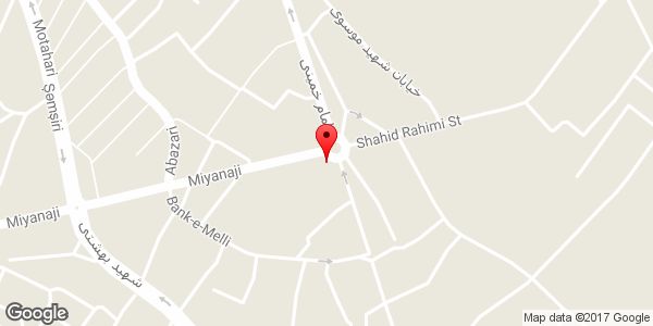 موقعیت لوازم تحریر گرمرودی روی نقشه