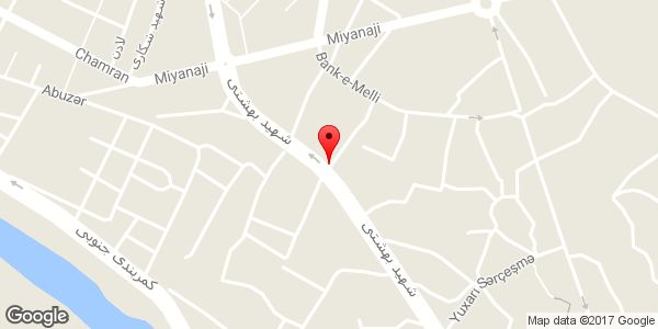 موقعیت میوه فروشی روی نقشه