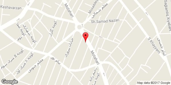 موقعیت مبلمان گنجینه ناوکی روی نقشه