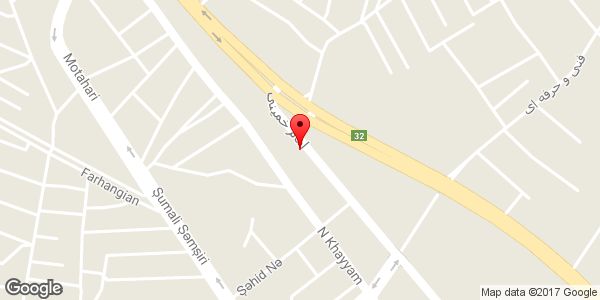 موقعیت تالار فرش نظری روی نقشه