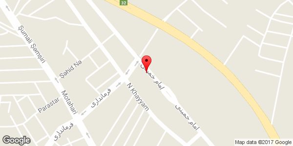 موقعیت نئون LED روان مهدی روی نقشه