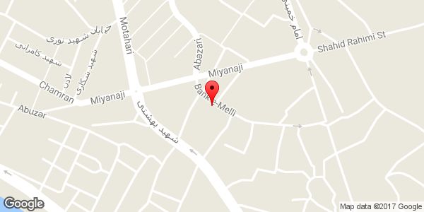 موقعیت کتاب فروشی و لوازم تحریر جباری روی نقشه