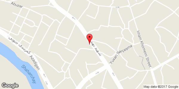 موقعیت سوپر مارکت رضا روی نقشه