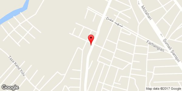 موقعیت سوپر مارکت صدرا روی نقشه