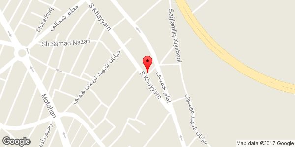 موقعیت مسجد چراغ روی نقشه