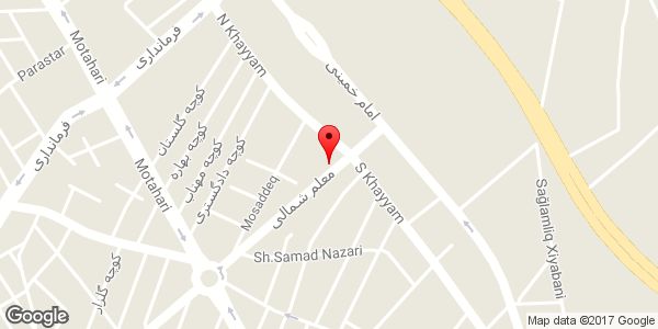 موقعیت کانون تبلیغاتی سیمرغ روی نقشه