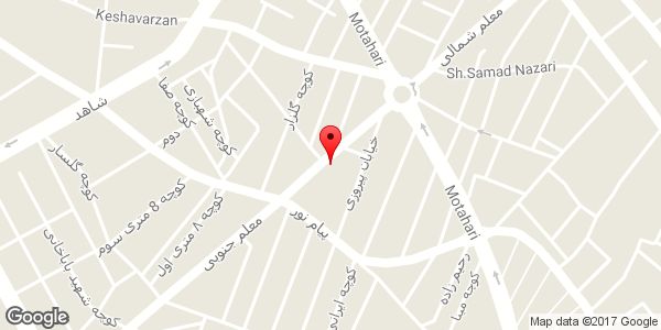 موقعیت لوله کشی آذین روی نقشه