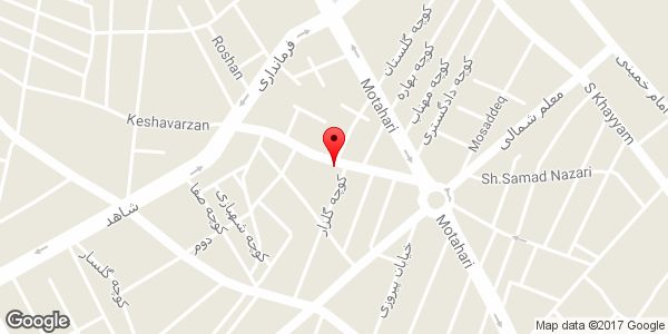 موقعیت دفتر خدمات الکترونیکی سازمان تامین اجتماعی نیروهای مسلح روی نقشه