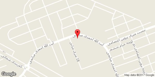 موقعیت سوپر گوشت اندیشه روی نقشه