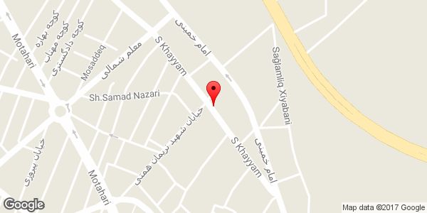 موقعیت فروشگاه لباس زنانه روی نقشه