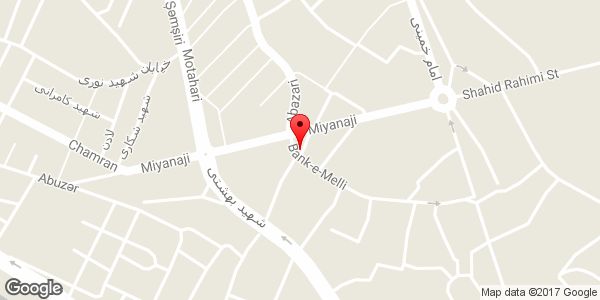 موقعیت فلافل قاصدک روی نقشه