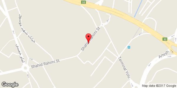 موقعیت سیستم داریوش روی نقشه