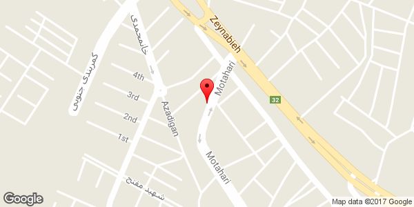 موقعیت تزئین نمای دکور روی نقشه