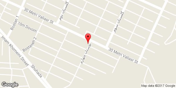 موقعیت دبیرستان دخترانه مریم مقدس روی نقشه