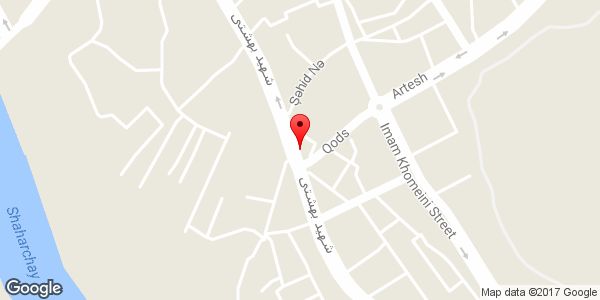 موقعیت آرایش بهرام روی نقشه