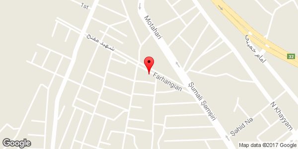 موقعیت دفتر فنی ساختمانی گلسرخی روی نقشه