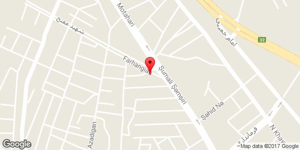 موقعیت بیمه پارسیان نمایندگی روشنی روی نقشه