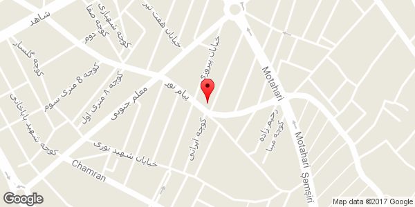 موقعیت خدمات کامپیوتری آراز روی نقشه