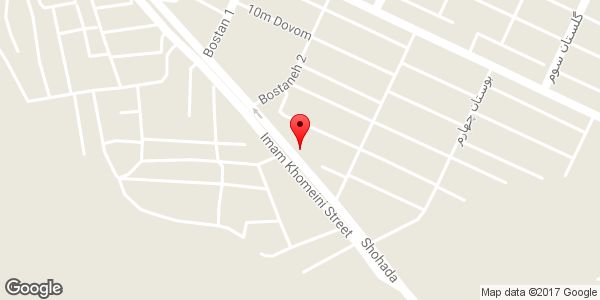 موقعیت صافکاری و نقاشی اتومبیل مجید روی نقشه