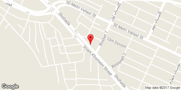 موقعیت نقاشی اتومبیل صمد روی نقشه