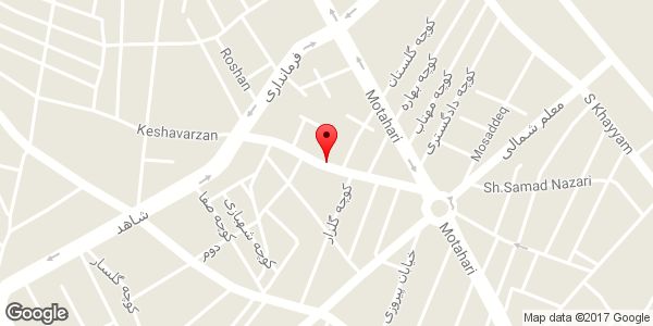 موقعیت کاشی و سرامیک روی نقشه